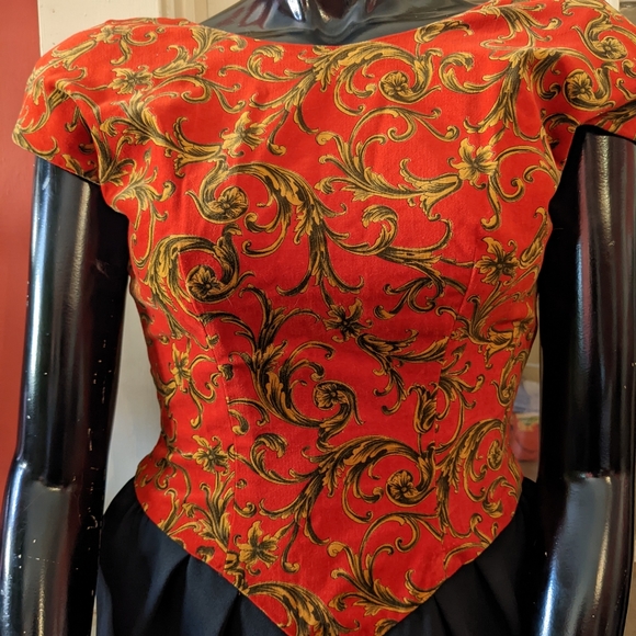 Vintage stunner! Donna Morgan velvet dress - Picture 2 of 14